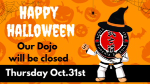 Happy Halloween from Ucelo Martial Arts Phoenix! Dojo closed Thursday, Oct 31st.