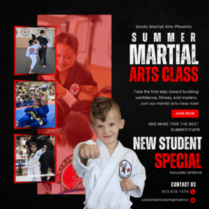 Summer Martial Arts Classes at Ucelo Martial Arts Phoenix serving the Phoenix and Glendale area